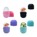 Cuidados Com A Pele Facial Desincha Contorno Ferramenta Bandejas De Cubos De Gelo De Silicone Bolas Do Rosto Massageador