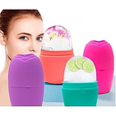 Cuidados Com A Pele Facial Desincha Contorno Ferramenta Bandejas De Cubos De Gelo De Silicone Bolas Do Rosto Massageador