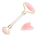 Rolo Com Pedra ou Plástico de Jade Placa Gua Sha Massagem Facial Anti Ruga
