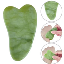Rolo Com Pedra ou Plástico de Jade Placa Gua Sha Massagem Facial Anti Ruga