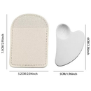 Rolo Com Pedra ou Plástico de Jade Placa Gua Sha Massagem Facial Anti Ruga
