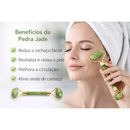 Rolo de Jade para Alívio do Estresse + Pedra Placa Gua Shapara
