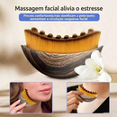 Escova Facial Drenagem Linfática Massageador Anti Inchaço Lifting Skincare Rosto Pele Gua Sha Glow