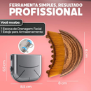 Escova Facial Drenagem Linfática Massageador Anti Inchaço Lifting Skincare Rosto Pele Gua Sha Glow