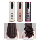 Modelador de cabelo automático sem fio com bateria recarregável de cerâmica embutida marisa