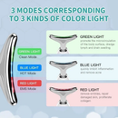 Massageador De Pescoço e Rosto LED Vibração Fototerapia Para Rejuvenescer Firmeza Anti-Rugas