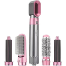 Escova Secadora 5 em 1 Modeladora Profissional Alisadora de Cabelo Anti Frizz INVICTUS