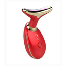 Massageador De Pescoço e Rosto LED Vibração Fototerapia Para Rejuvenescer Firmeza Anti-Rugas